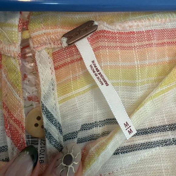 Free People Multicolor Striped Tunic - Picture 3 of 5